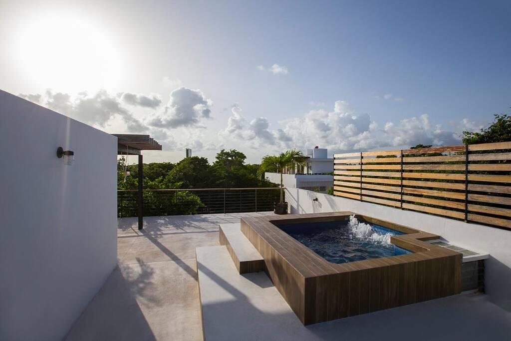 Casa Privada En Puerto Morelos Esterno foto