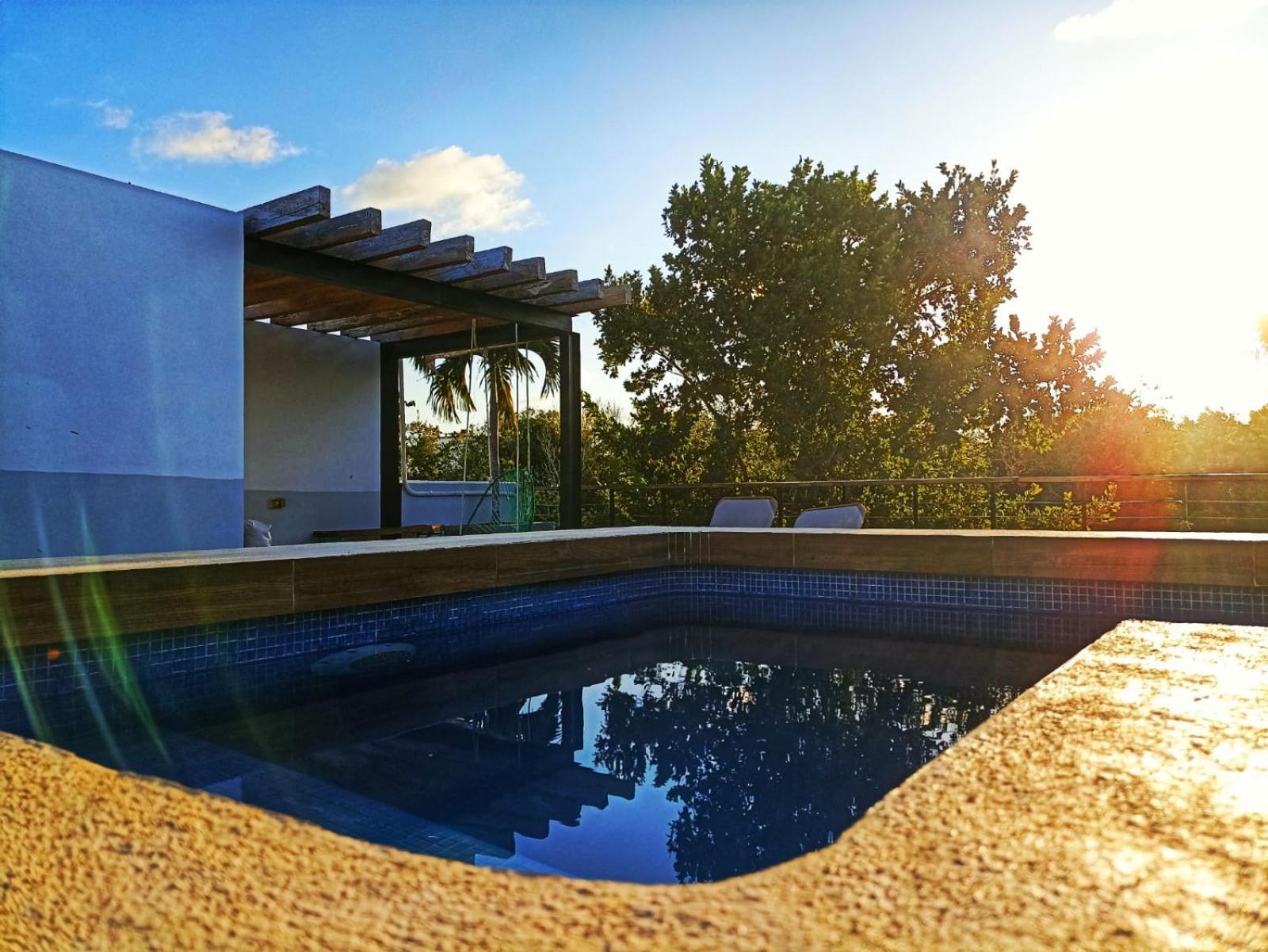 Casa Privada En Puerto Morelos Esterno foto