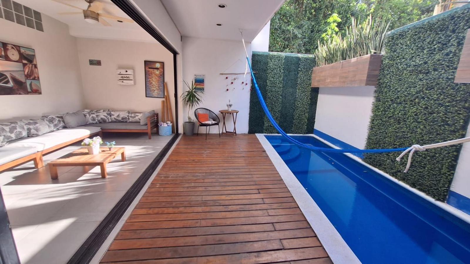 Casa Privada En Puerto Morelos Esterno foto